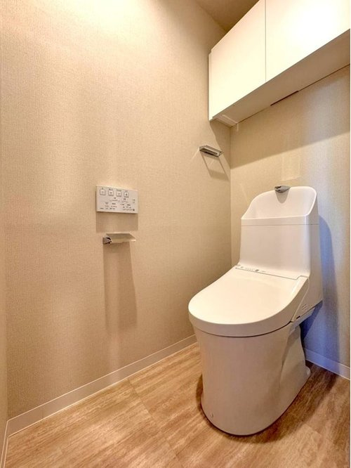 サーパス浦和のトイレ|落ち着いた色調のトイレです