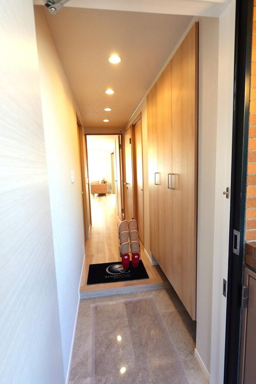 ウイング高崎の玄関|きれいな玄関です