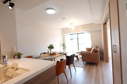 ウイング高崎の居間・リビング|使いやすいリビングです