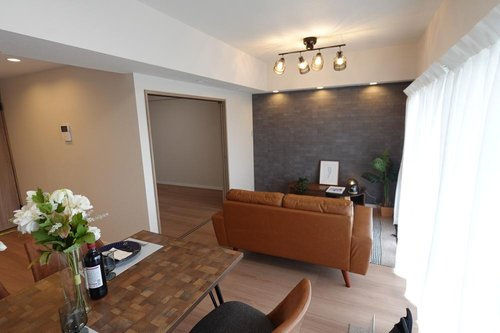 ダイアパレス高崎ガーデンステージの居間・リビング|おしゃれなリビングです