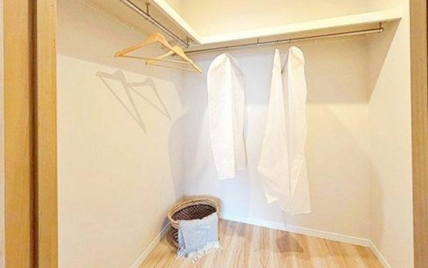 ハーモニータウン新取手弐番館の収納|大きなものも収納できそうです