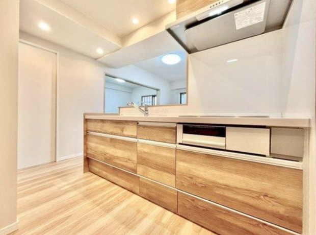 レヴィールエコステージ古河のキッチン|使いやすいキッチンです