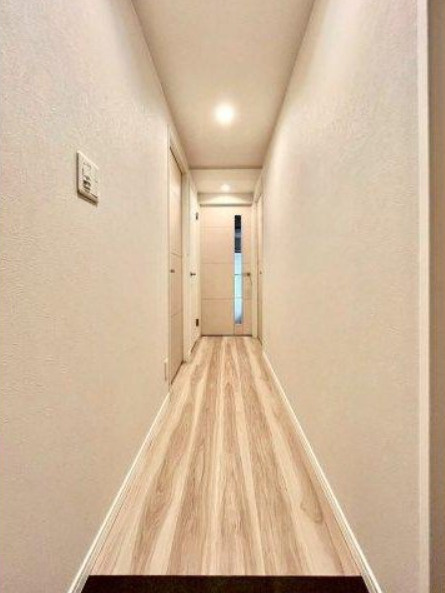 レヴィールエコステージ古河の玄関|ゆったりとした玄関です