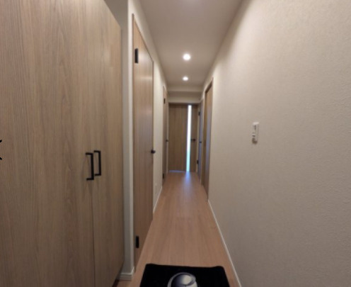 ファミリエール古河の玄関|きれいな玄関です