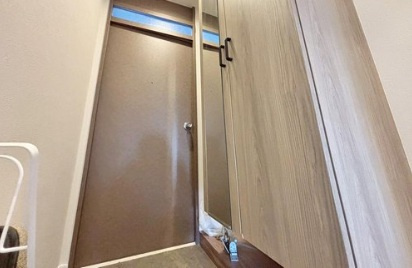 千葉ガーデンタウンＣ棟の玄関|シンプルで使いやすい玄関です