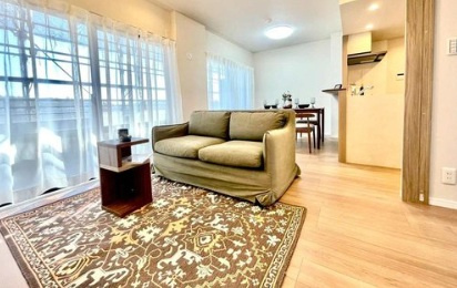 モアステージ新柏２番館の居間・リビング|おしゃれなリビングです