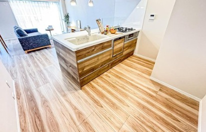 市川グリーンハイツＤ棟のキッチン|使いやすいキッチンです