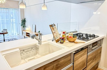 市川グリーンハイツＤ棟のキッチン|お料理しやすいキッチンです