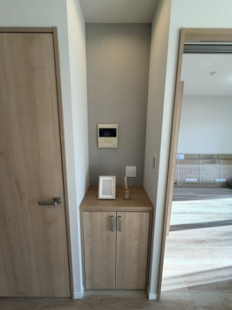 エクセレントプレイスドリームマークスの防犯設備|モニター付きインターホンです