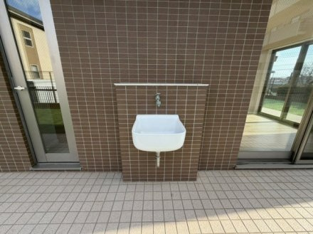 エクセレントプレイスドリームマークスの設備|お庭の水栓です