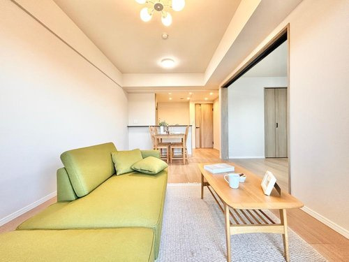 藤和ライブタウン津田沼Ⅱの居間・リビング|ゆったりとしたリビングです