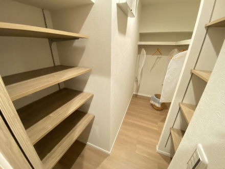 東急ドエル・ステージ２１センターコート弐番館の収納|大きなスペースがあり、収納には困りません