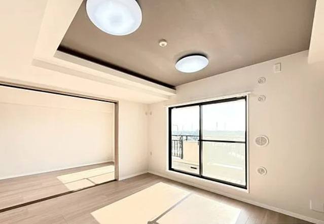 ライオンズガーデンテラス北越谷の居間・リビング|リビングです