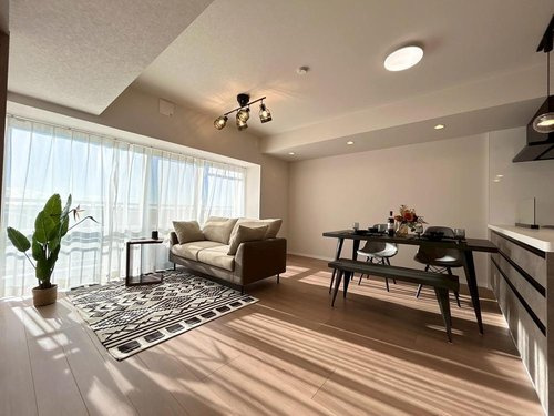 パークフィールドみさとテラウエスト５街区２号館の居間・リビング|ゆったり過ごせるリビングです