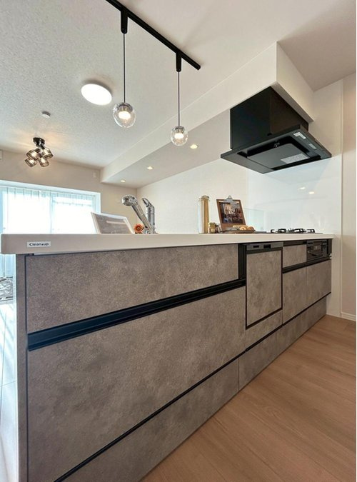 パークフィールドみさとテラウエスト５街区２号館のキッチン|キッチンでお料理をお楽しみください