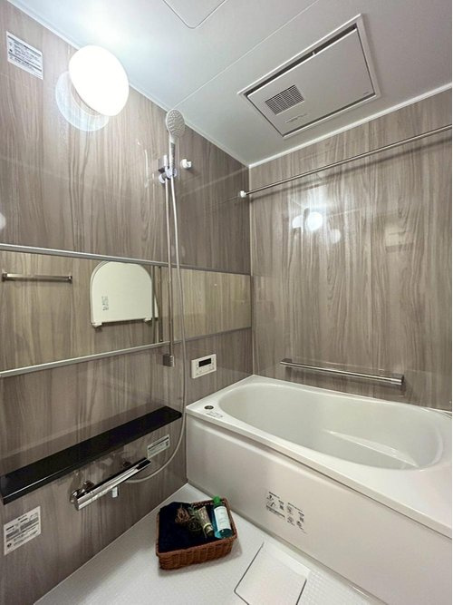 パークフィールドみさとテラウエスト５街区２号館の浴室|日々の疲れを癒すお風呂付です