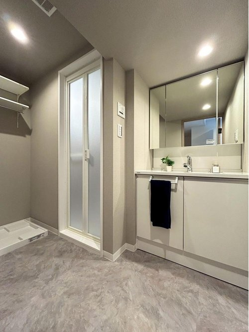 パークフィールドみさとテラウエスト５街区２号館の独立洗面台|独立洗面台です