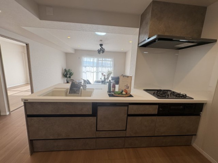 プロムナード大宮春野Ｂ－４番館のキッチン|きれいなキッチンです