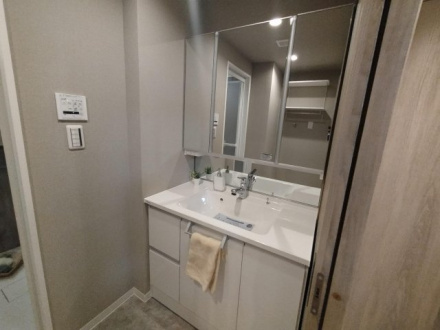 コスモ東浦和の独立洗面台|独立洗面化粧台が付いています