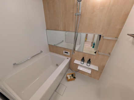 マンション第八松戸の浴室|落ち着いた空間のお風呂です