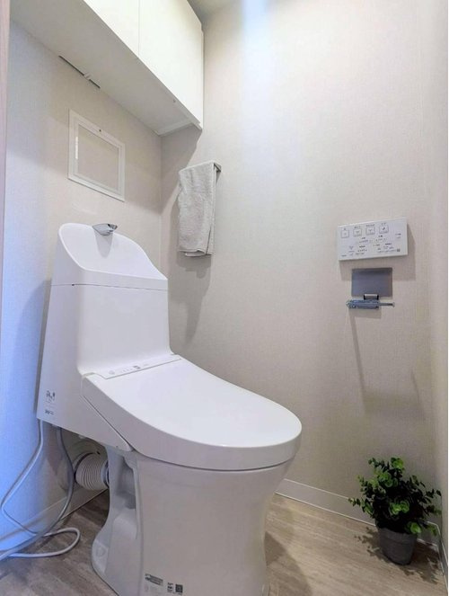 勝田台ファミリーハイツＨ棟のトイレ|ゆったりとした空間のトイレです