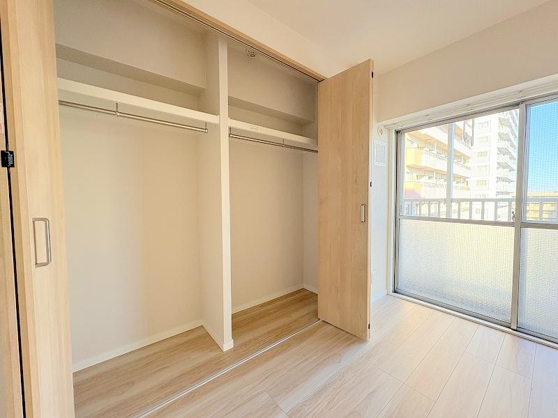 本町ハイツの収納|全居室収納スペース付きです