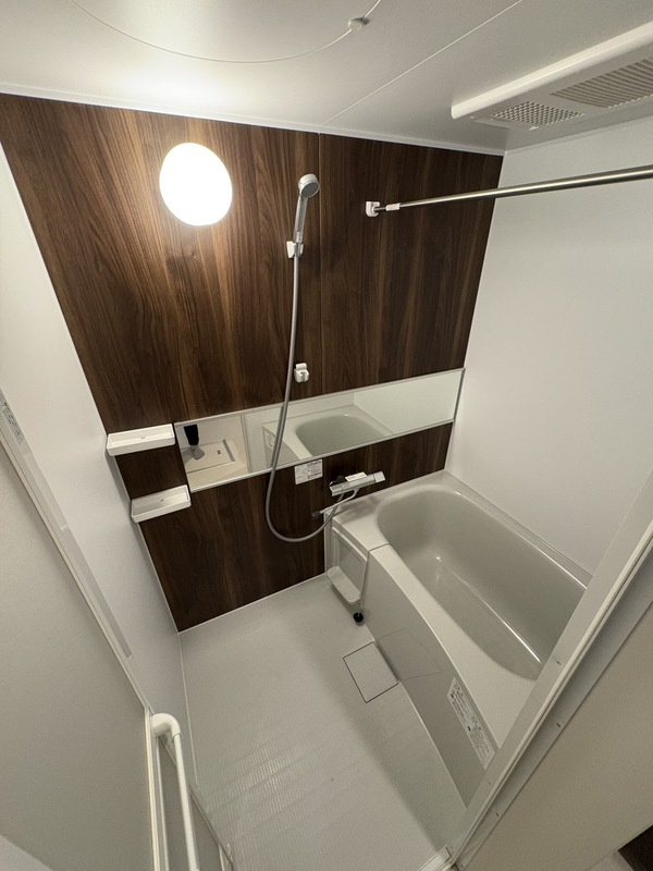 熊本市中央区壺川１丁目のアパートの浴室