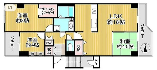 【間取り】 | イトーピア武庫川