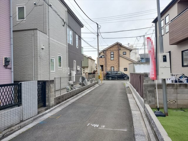 【前面道路含む現地写真】 | 川越市大塚 | 都市ガス・本下水