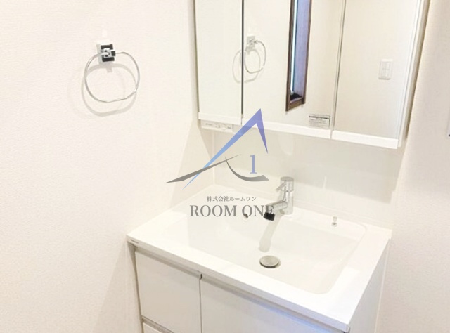 アンソレーユＫの洗面所|洗面台です。