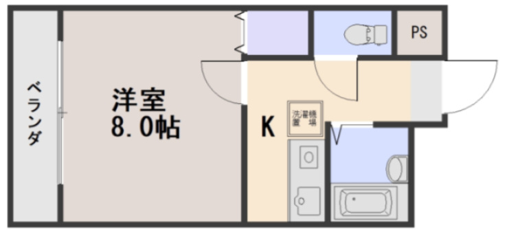 グランシャリオ津高弐番館の間取り