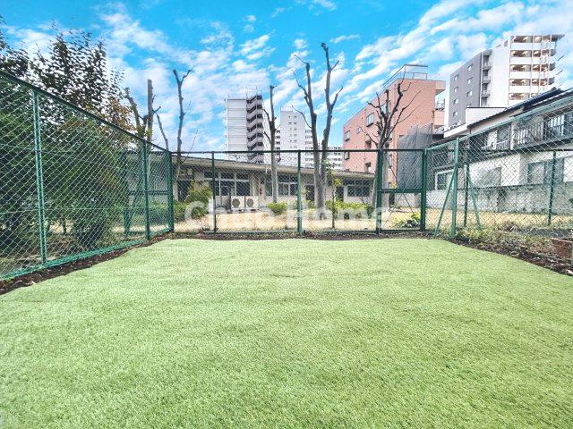 日商岩井宇喜田マンションの庭|専用庭