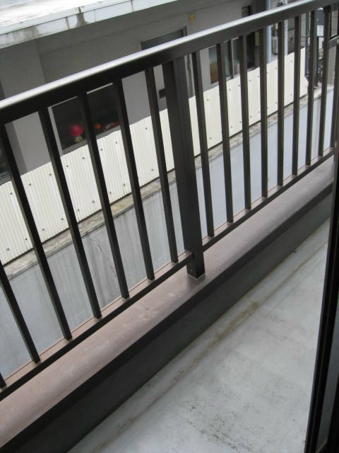 エクセルアズマのバルコニー