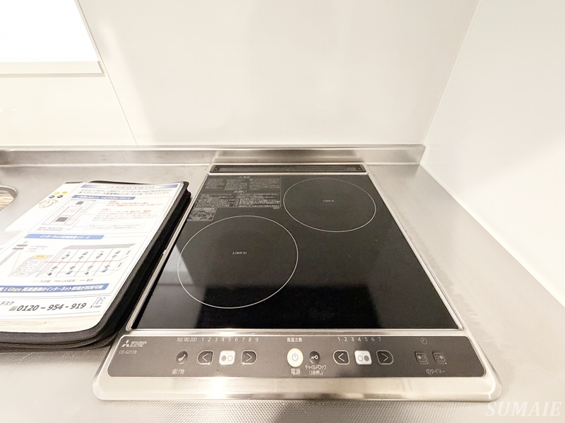 HW.Hills 東日暮里のキッチン|IH2口コンロです☆