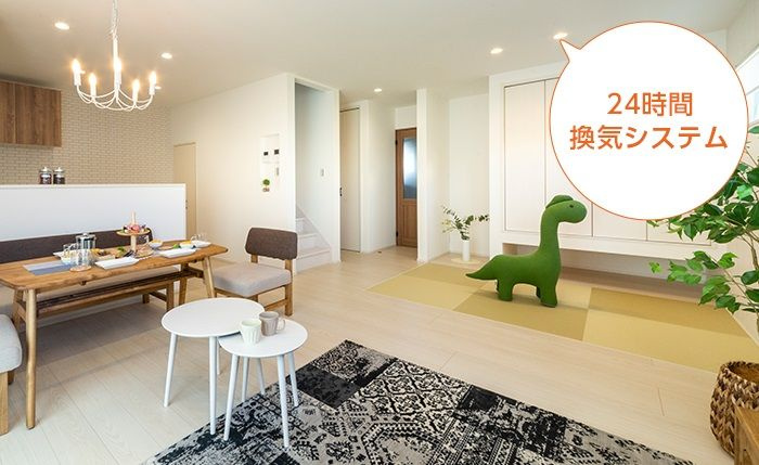 鳥栖市轟木町　新築戸建の居間・リビング|イメージ画像です