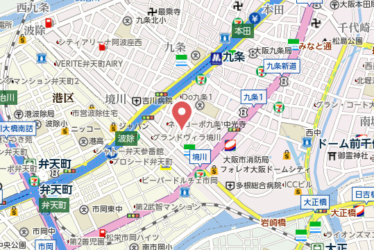 【地図】 | プレサンスOSAKA DOMECITY ワンダー