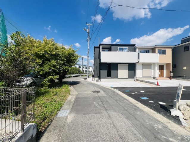 豊明市阿野町新切45番地1『仲介手数料無料』新築一戸建て・建売の前面道路含む現地写真