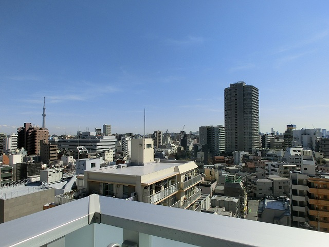 クレヴィアリグゼ日暮里の設備|上層階の眺望