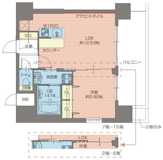 【間取り】 | プレジオ難波WEST