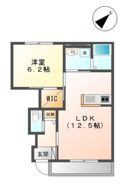 アリエルの間取り