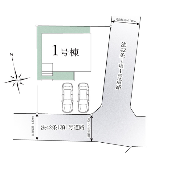【区画図】 | ご家族様のプライベート空間が確保できる素敵な間取りです。また敷地ゆったりですので、おうち時間を楽しむのにもぴったりですね♪