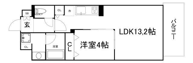 【間取り】 | ラ・フェスタ真田山