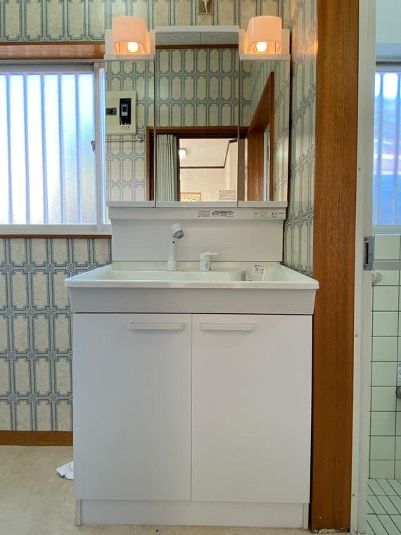 平方戸建の洗面所