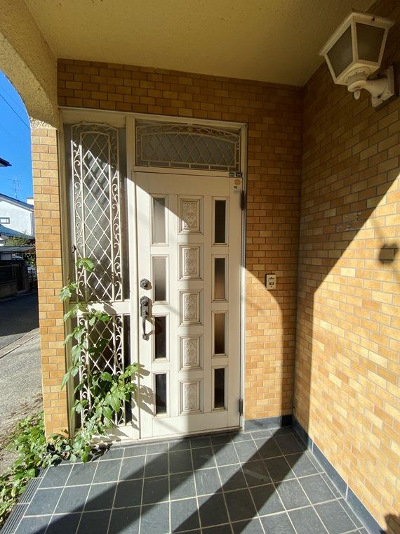 平方戸建のエントランス