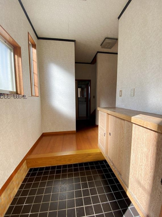 平方戸建の玄関