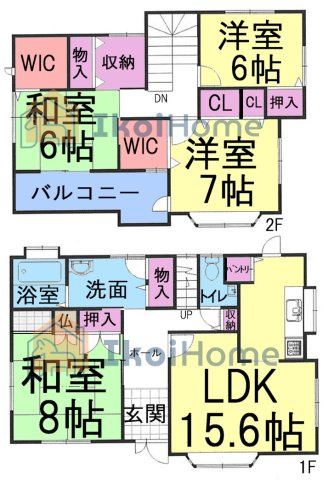神戸市西区井吹台西町5丁目　中古戸建の間取り|【ホームページに現地動画掲載中】●年中無休：当日予約可●収納豊富！お庭で家庭菜園やガーデニングも♪