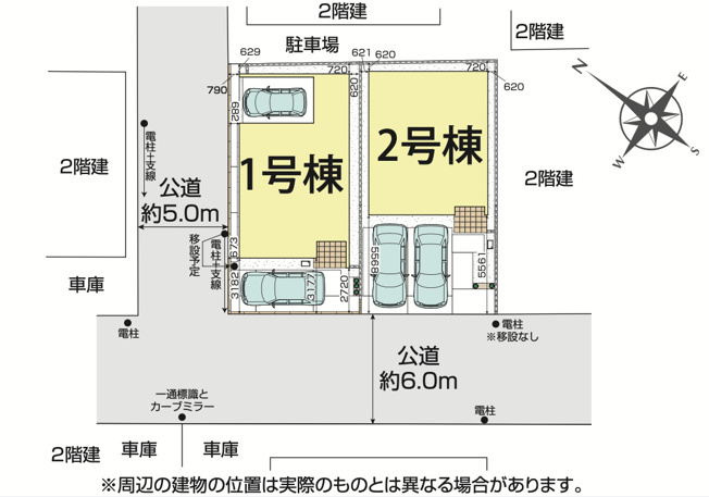 【区画図】 | 桶川市東2丁目　新築戸建　全2棟　1号棟