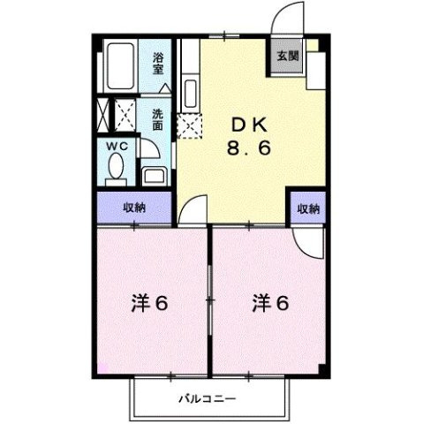 カーム小林の間取り
