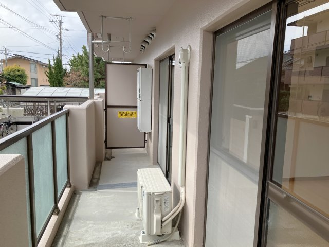 フローラ蜆塚Ⅱのバルコニー