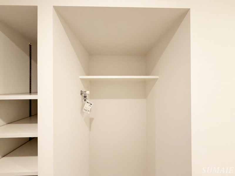 リテラス西日暮里の収納|洗濯機上収納です☆